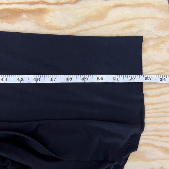 Free People Beach Black Jersey Knit Strapless Wrapped Jumpsuit Dress Size Medium - Picture 11 of 11